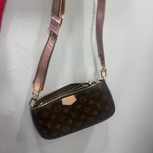 LV crossbody (not real, comes with box) 
Never used